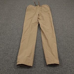 Bonobos Fielder Pants Mens XS Tan Lightweight Nylon Stretch Drawstring Waist